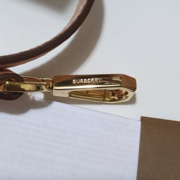 Burberry Pink Leather Mini Frances Logo Tote Bag Soft Pink Luxury Designer - Picture 7 of 9